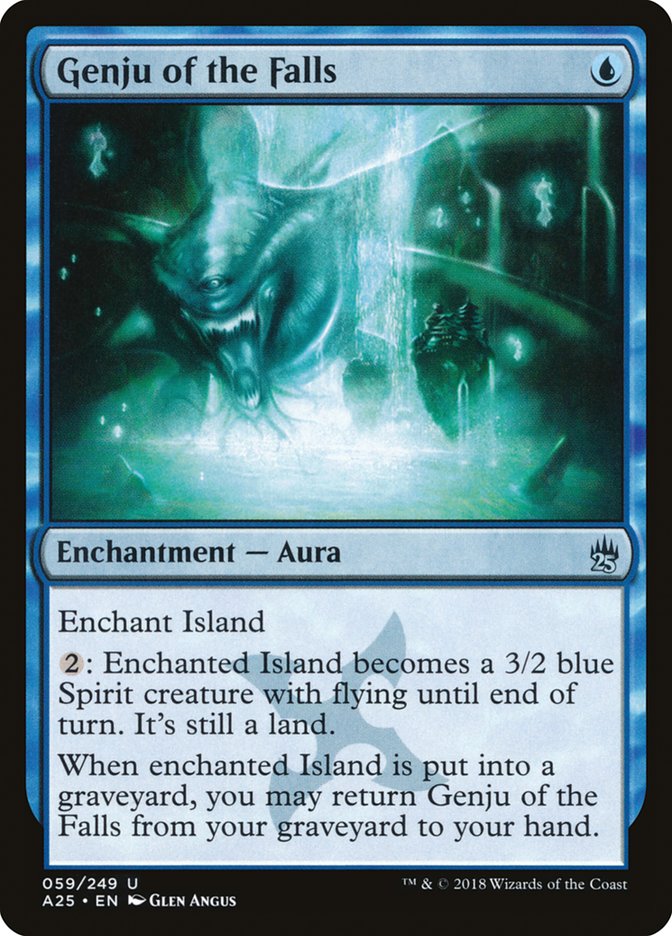Genju of the Falls [Masters 25] MTG Single Magic: The Gathering | Red Claw Gaming
