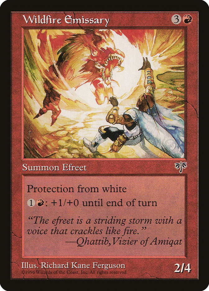 Wildfire Emissary [Mirage] MTG Single Magic: The Gathering | Red Claw Gaming