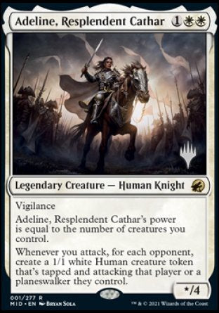 Adeline, Resplendent Cathar (Promo Pack) [Innistrad: Midnight Hunt Promos] MTG Single Magic: The Gathering | Red Claw Gaming