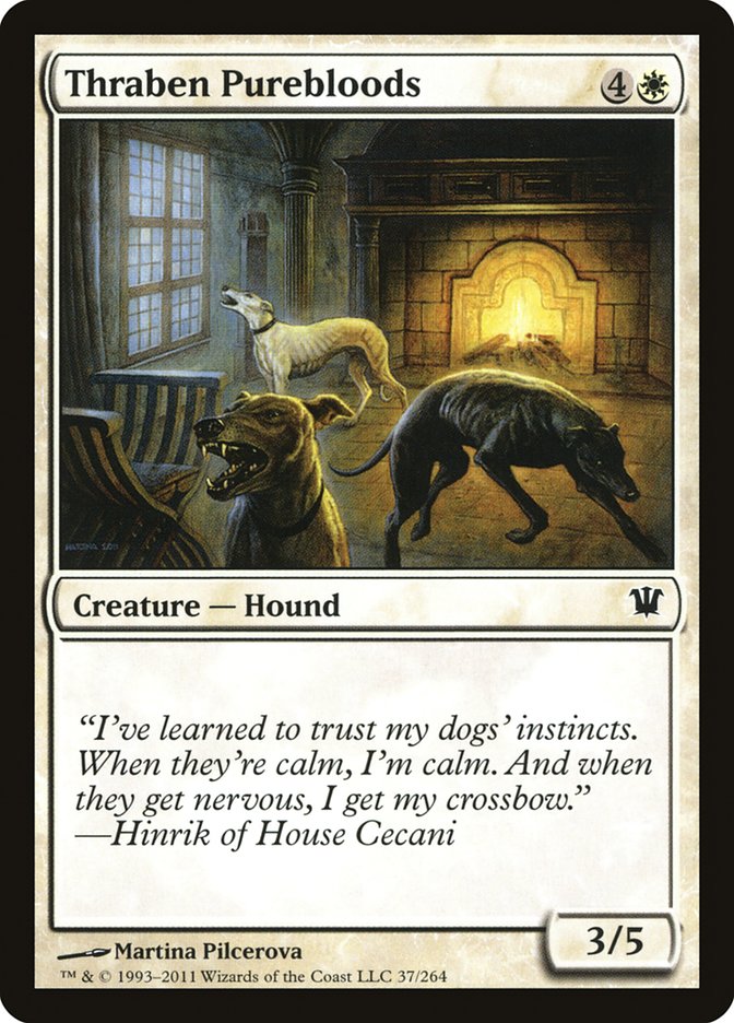 Thraben Purebloods [Innistrad] MTG Single Magic: The Gathering | Red Claw Gaming