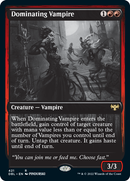 Dominating Vampire [Innistrad: Double Feature] MTG Single Magic: The Gathering | Red Claw Gaming