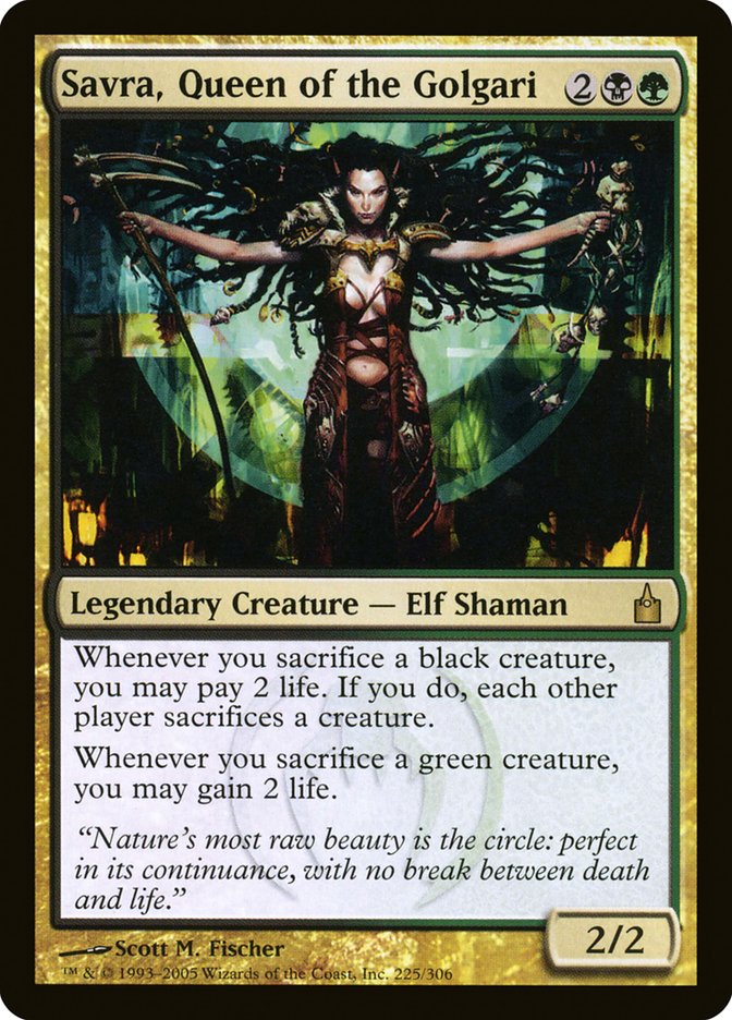 Savra, Queen of the Golgari [Ravnica: City of Guilds] MTG Single Magic: The Gathering | Red Claw Gaming
