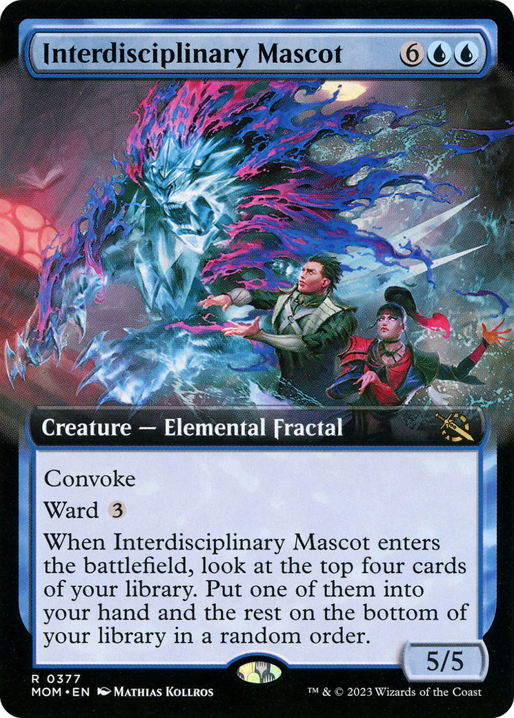 Interdisciplinary Mascot (Extended Art) [March of the Machine] MTG Single Magic: The Gathering    | Red Claw Gaming