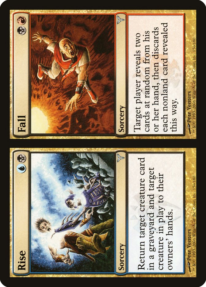 Rise // Fall [Dissension] MTG Single Magic: The Gathering | Red Claw Gaming