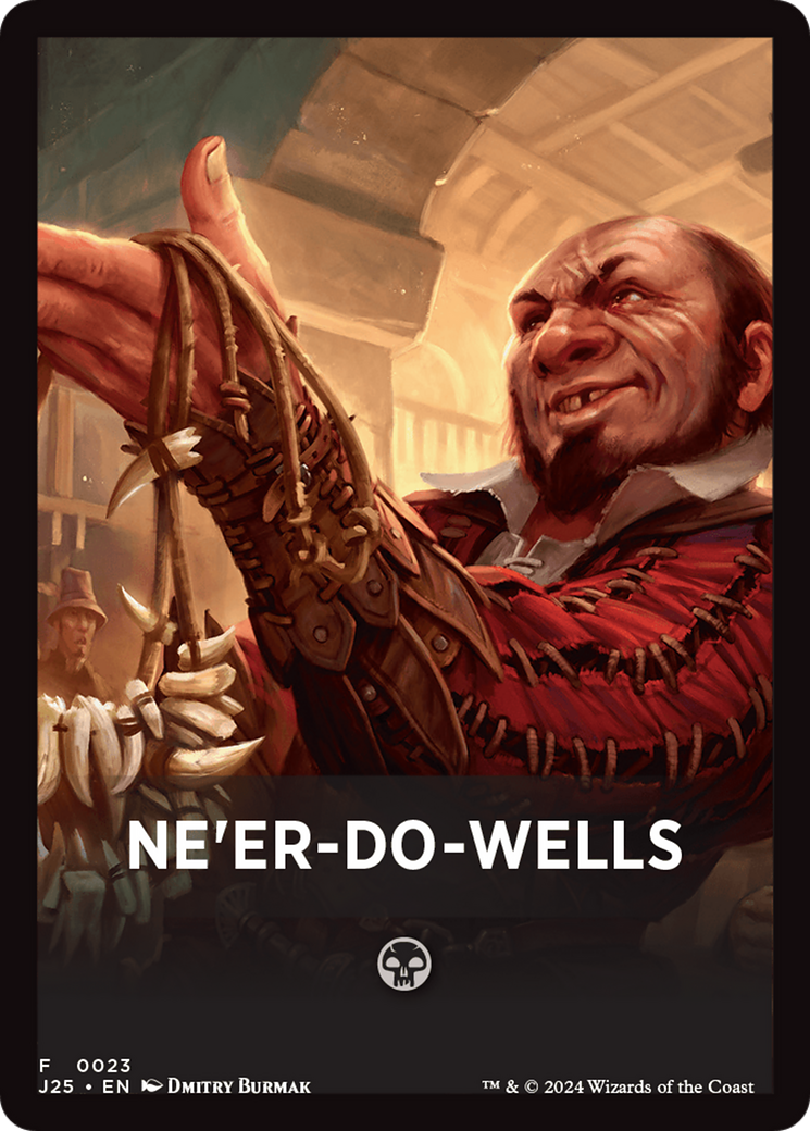 Ne'er-Do-Wells Theme Card [Foundations Jumpstart Front Cards] MTG Single Magic: The Gathering | Red Claw Gaming