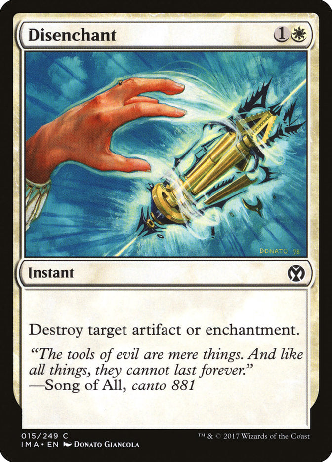 Disenchant [Iconic Masters] MTG Single Magic: The Gathering | Red Claw Gaming
