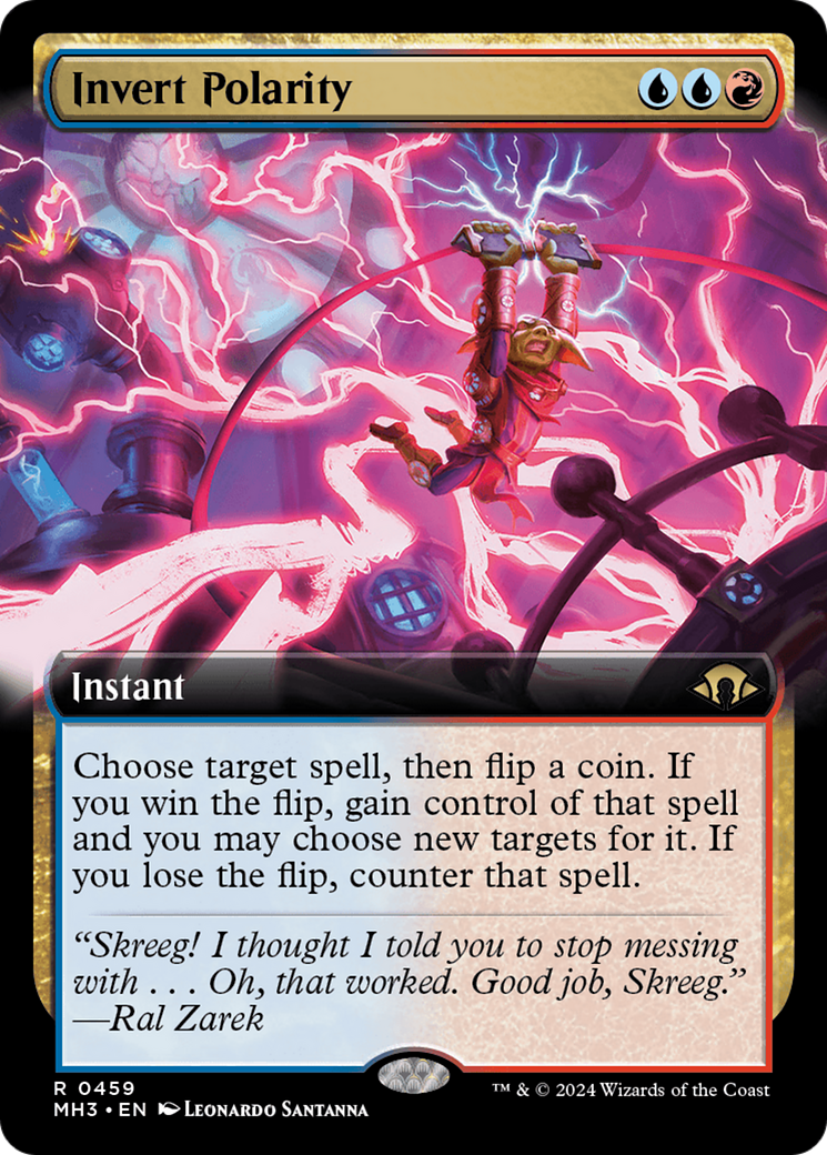 Invert Polarity (Extended Art) [Modern Horizons 3] MTG Single Magic: The Gathering | Red Claw Gaming
