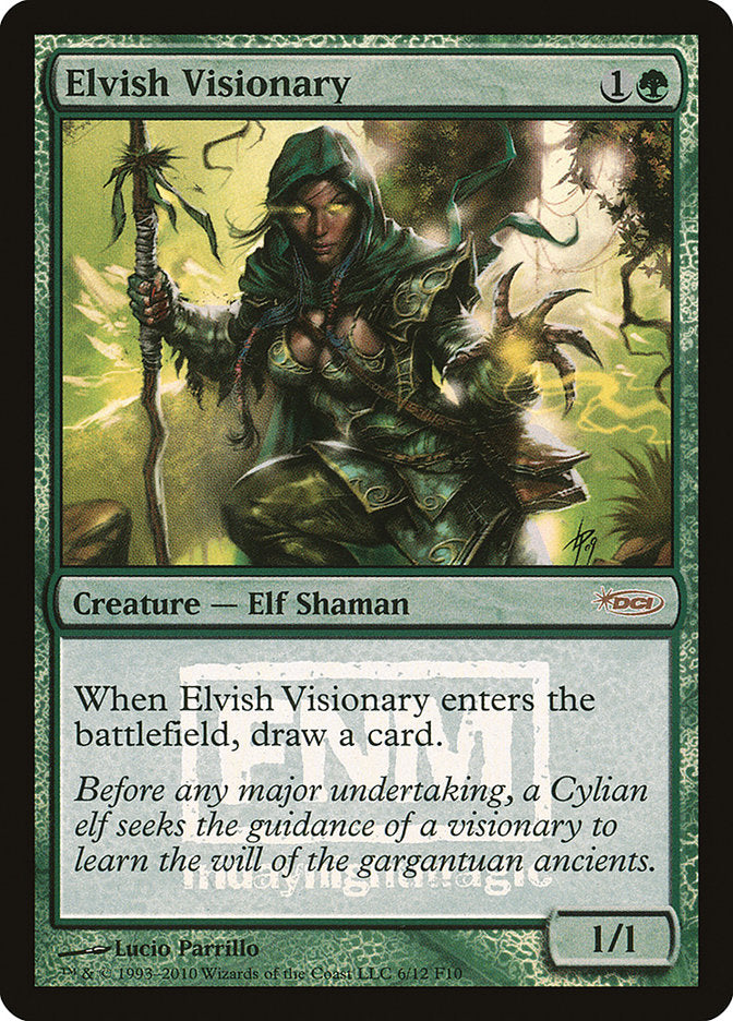 Elvish Visionary [Friday Night Magic 2010] MTG Single Magic: The Gathering | Red Claw Gaming