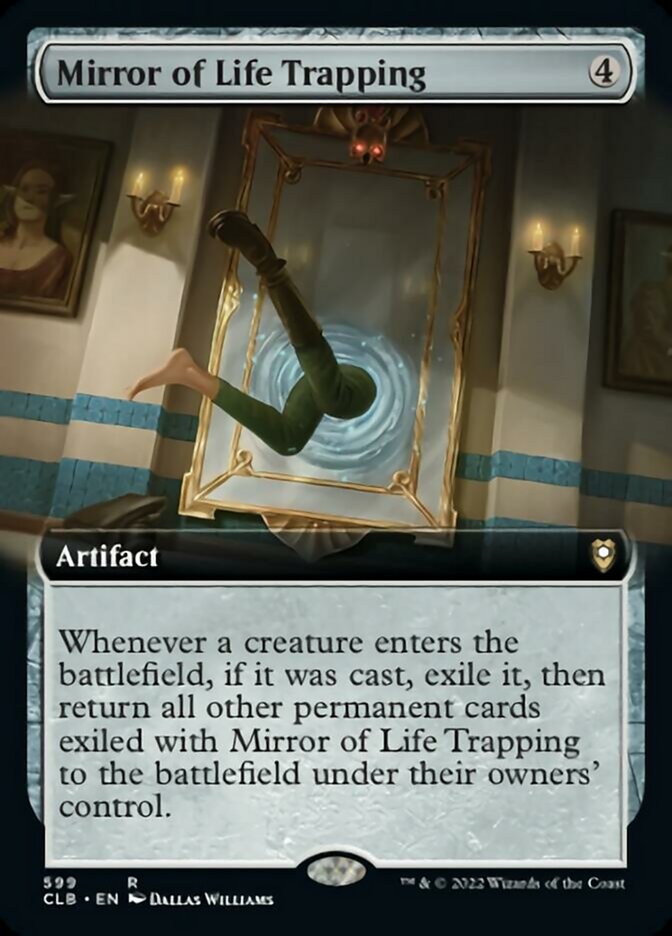 Mirror of Life Trapping (Extended Art) [Commander Legends: Battle for Baldur's Gate] MTG Single Magic: The Gathering | Red Claw Gaming