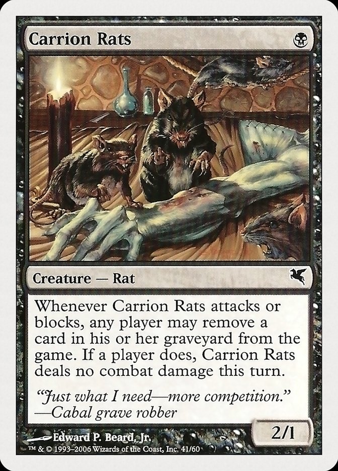 Carrion Rats (41) [Hachette UK] MTG Single Magic: The Gathering | Red Claw Gaming