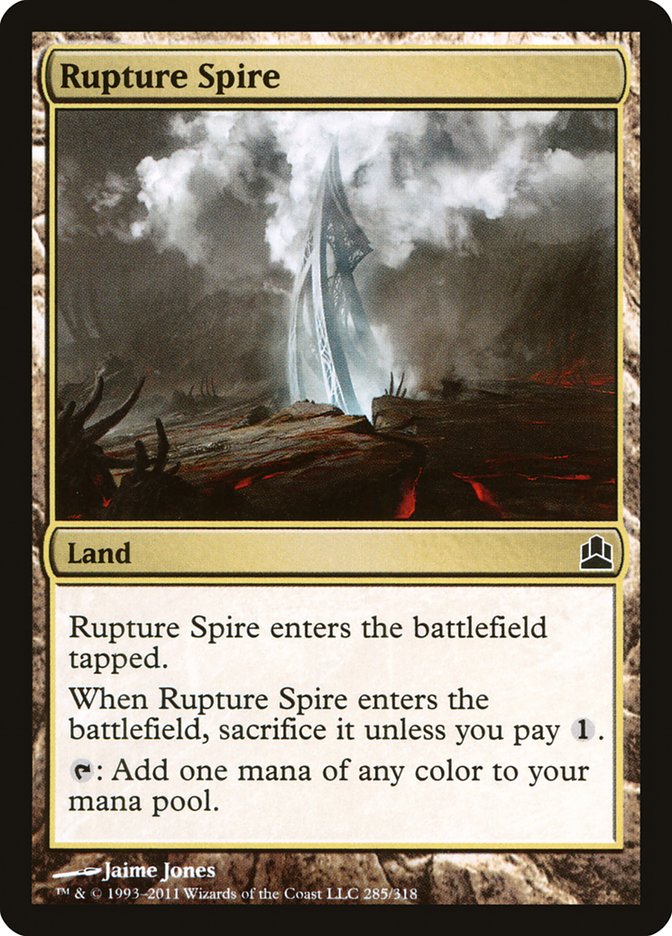 Rupture Spire [Commander 2011] MTG Single Magic: The Gathering | Red Claw Gaming
