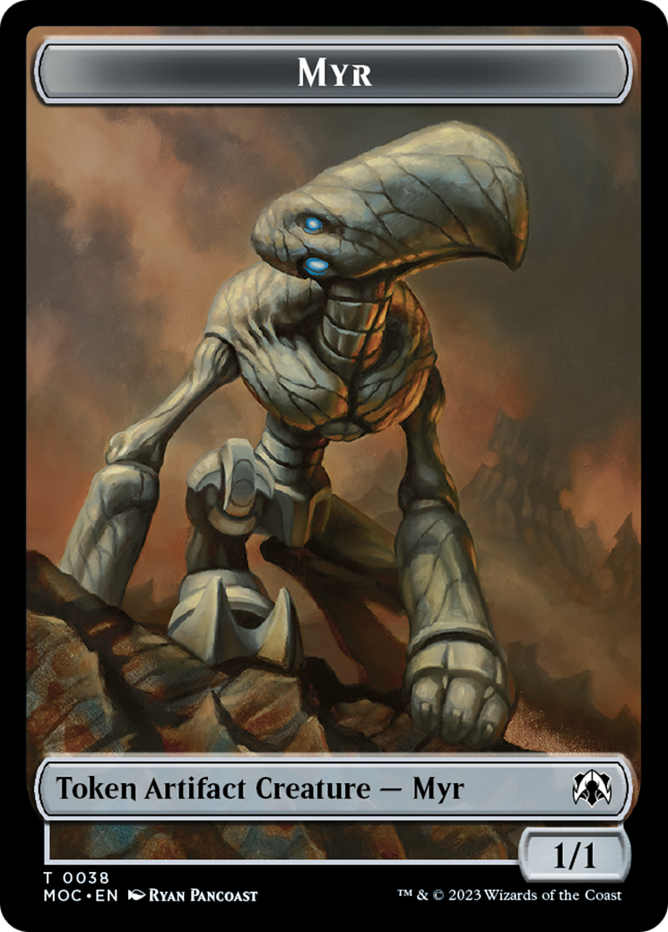 Phyrexian Germ // Myr Double-Sided Token [March of the Machine Commander Tokens] MTG Single Magic: The Gathering | Red Claw Gaming