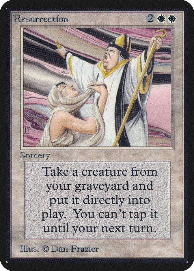 Resurrection [Alpha Edition] MTG Single Magic: The Gathering | Red Claw Gaming