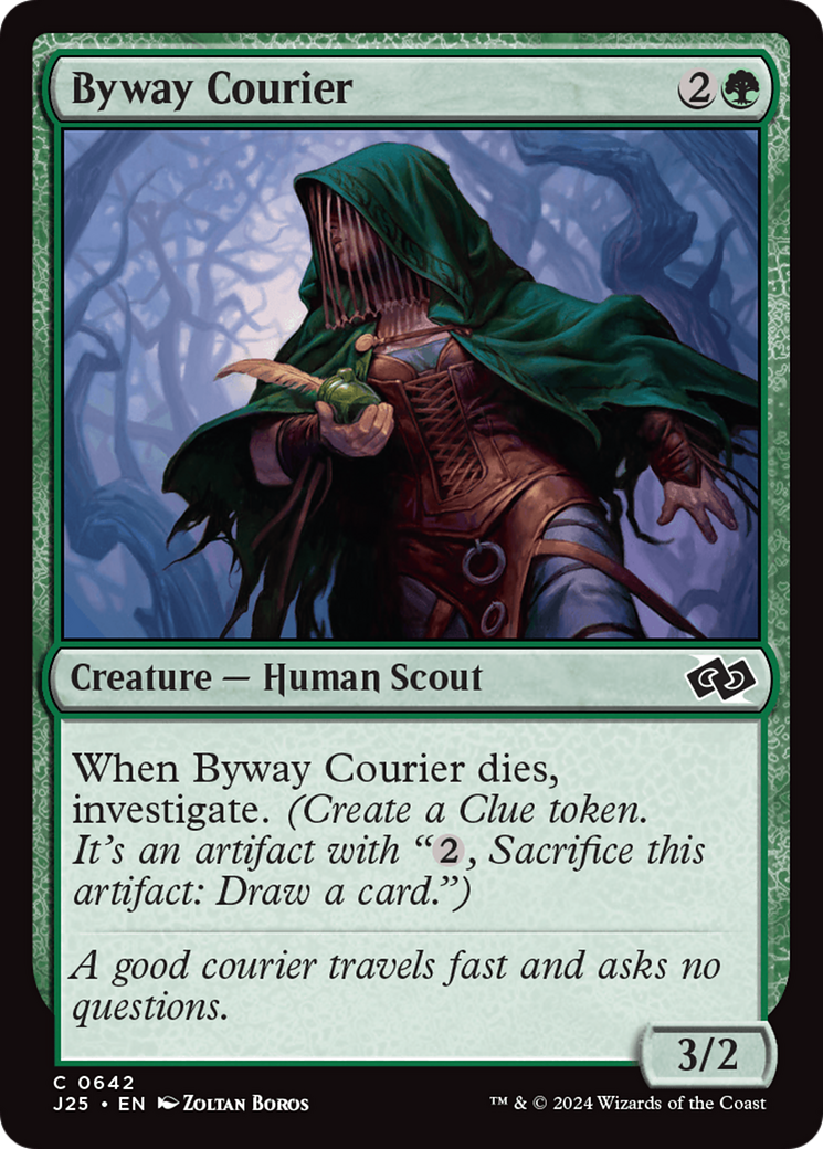Byway Courier [Foundations Jumpstart] MTG Single Magic: The Gathering | Red Claw Gaming