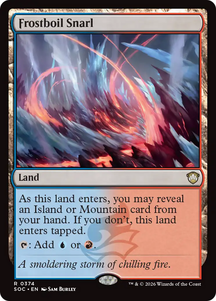 Frostboil Snarl [Secrets of Strixhaven Commander] MTG Single Magic: The Gathering | Red Claw Gaming