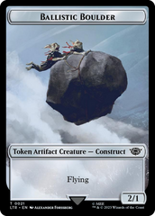Ballistic Boulder // Food (0022) Double-Sided Token (Surge Foil) [The Lord of the Rings: Tales of Middle-Earth Tokens] MTG Single Magic: The Gathering | Red Claw Gaming