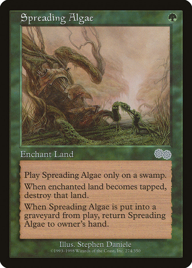Spreading Algae [Urza's Saga] MTG Single Magic: The Gathering | Red Claw Gaming