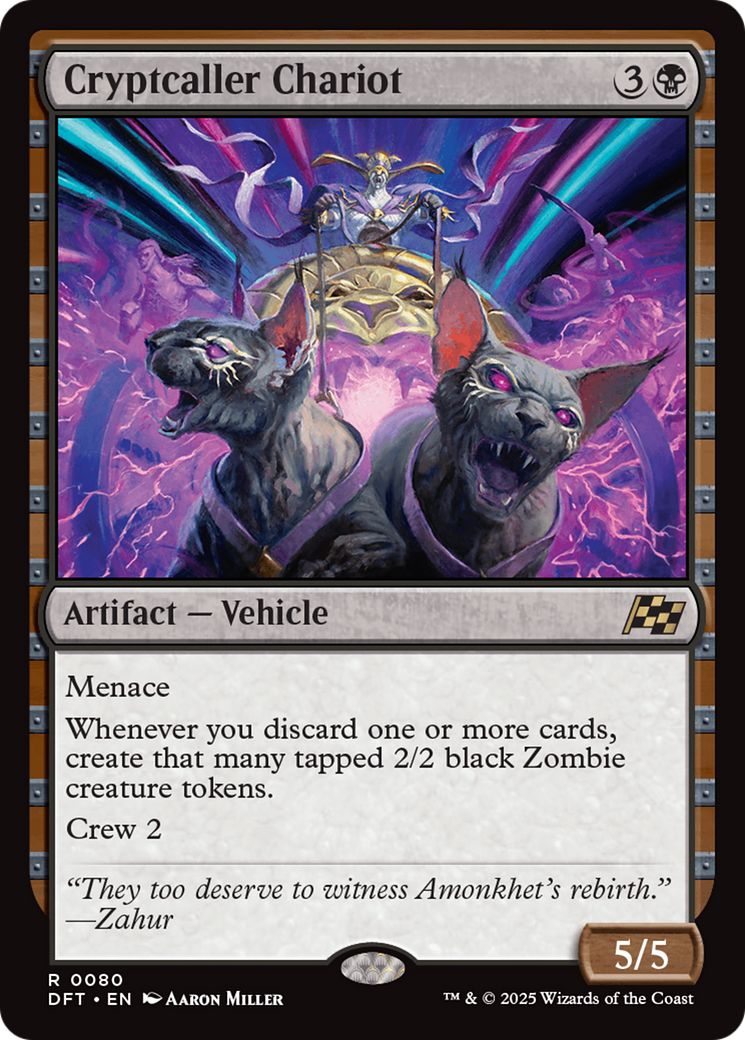 Cryptcaller Chariot [Aetherdrift] MTG Single Magic: The Gathering | Red Claw Gaming