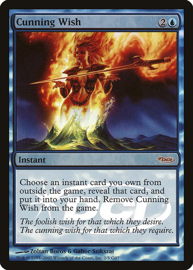 Cunning Wish [Judge Gift Cards 2007] MTG Single Magic: The Gathering | Red Claw Gaming