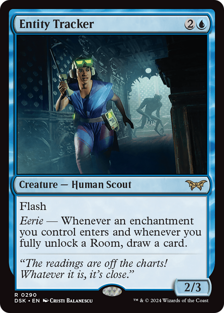 Entity Tracker (0290) [Duskmourn: House of Horror] MTG Single Magic: The Gathering | Red Claw Gaming