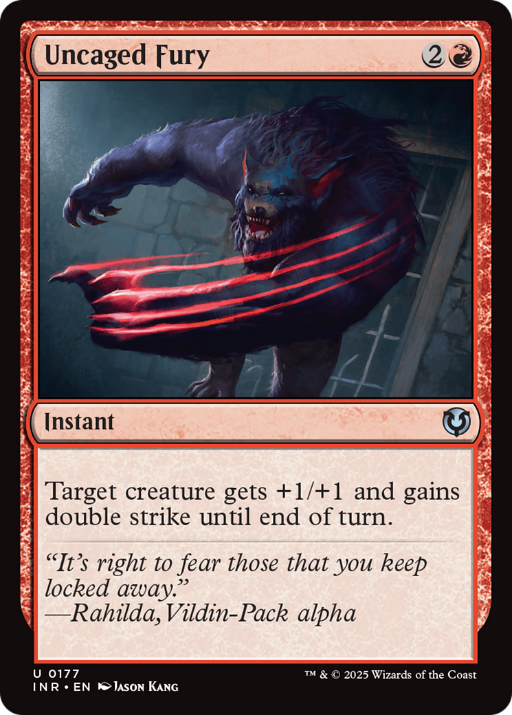 Uncaged Fury [Innistrad Remastered] MTG Single Magic: The Gathering | Red Claw Gaming