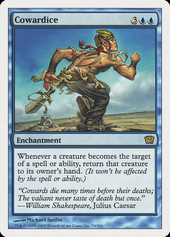 Cowardice [Ninth Edition] MTG Single Magic: The Gathering | Red Claw Gaming