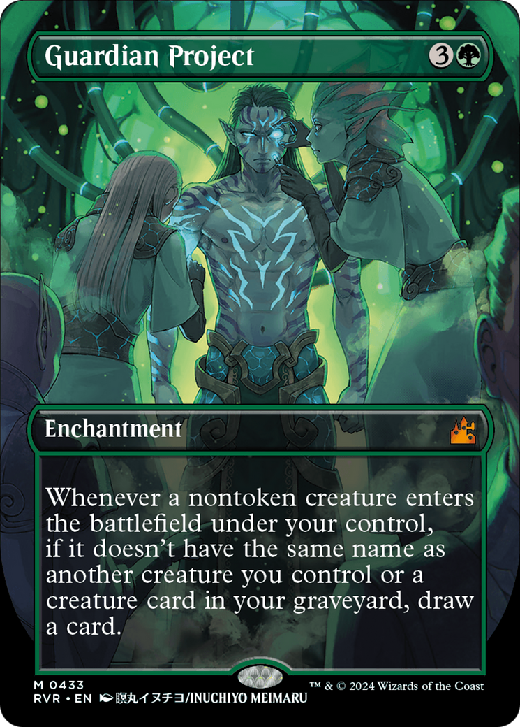 Guardian Project (Anime Borderless) [Ravnica Remastered] MTG Single Magic: The Gathering | Red Claw Gaming
