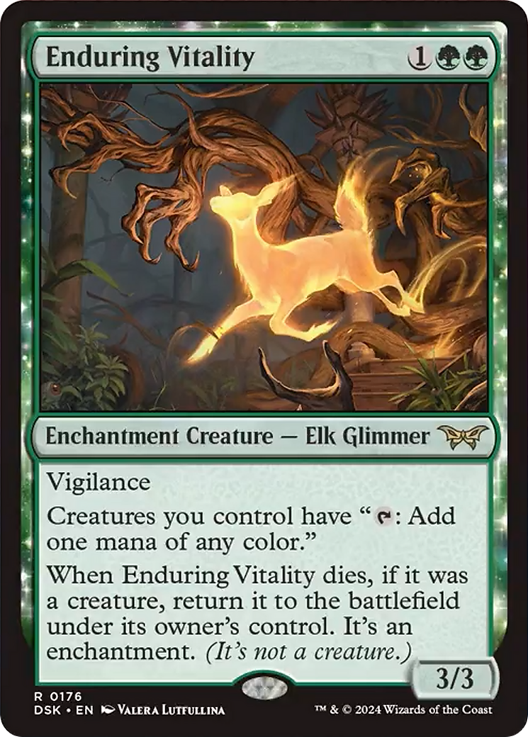 Enduring Vitality [Duskmourn: House of Horror] MTG Single Magic: The Gathering | Red Claw Gaming