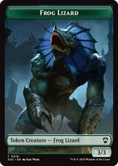 Boar // Frog Lizard Double-Sided Token [Secrets of Strixhaven Commander Tokens] MTG Single Magic: The Gathering | Red Claw Gaming