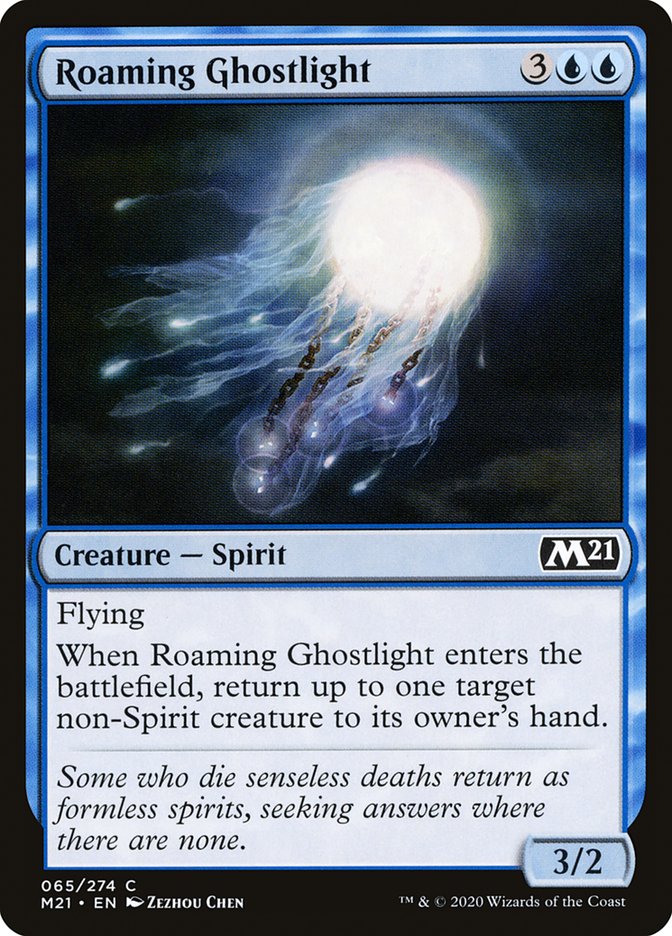 Roaming Ghostlight [Core Set 2021] MTG Single Magic: The Gathering | Red Claw Gaming