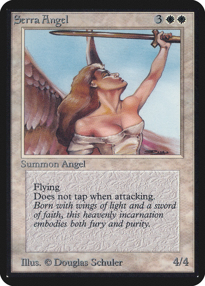 Serra Angel [Alpha Edition] MTG Single Magic: The Gathering | Red Claw Gaming
