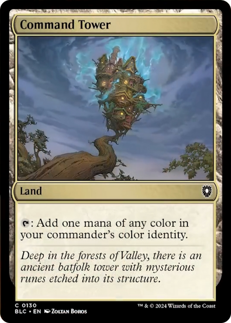 Command Tower [Bloomburrow Commander] MTG Single Magic: The Gathering | Red Claw Gaming