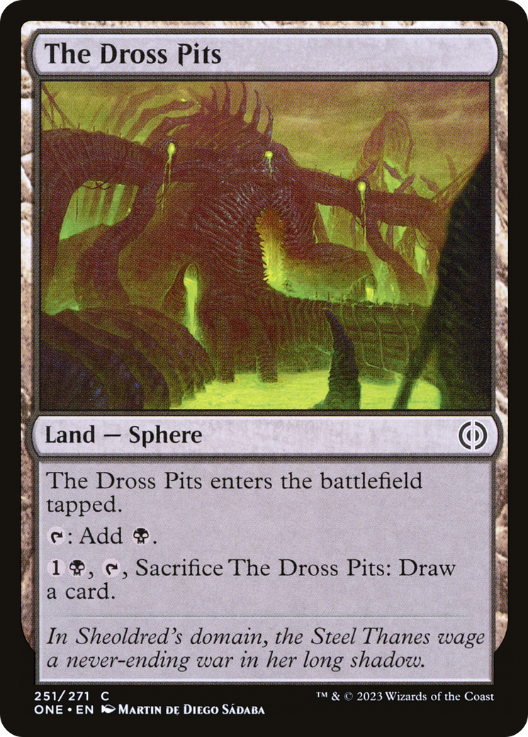 The Dross Pits [Phyrexia: All Will Be One] MTG Single Magic: The Gathering | Red Claw Gaming
