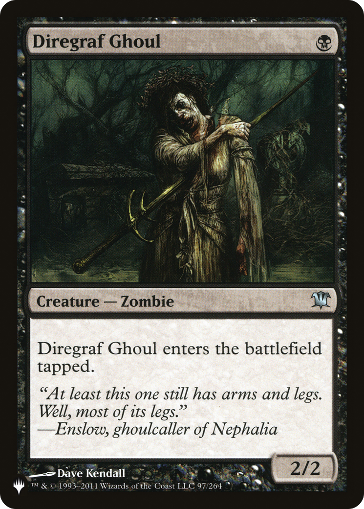 Diregraf Ghoul [The List] MTG Single Magic: The Gathering | Red Claw Gaming