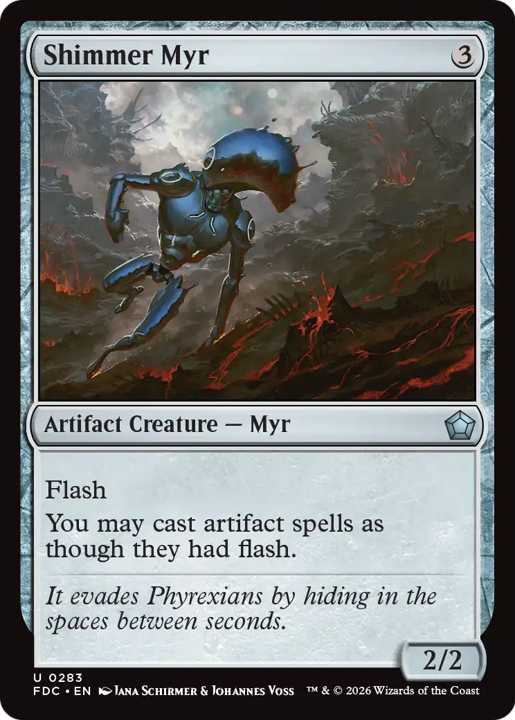 Shimmer Myr [Foundations Commander] | Red Claw Gaming