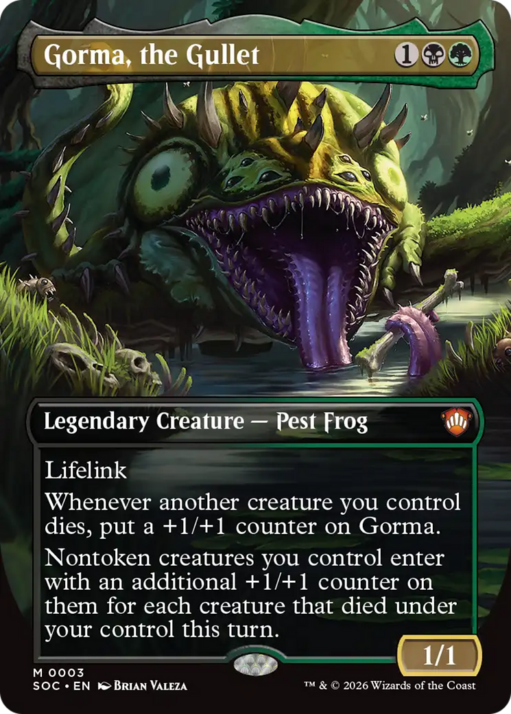 Gorma, the Gullet (Borderless) [Secrets of Strixhaven Commander] MTG Single Magic: The Gathering | Red Claw Gaming