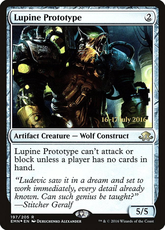 Lupine Prototype [Eldritch Moon Prerelease Promos] MTG Single Magic: The Gathering | Red Claw Gaming