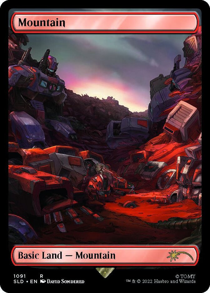 Mountain (1091) [Secret Lair Drop Series] MTG Single Magic: The Gathering | Red Claw Gaming