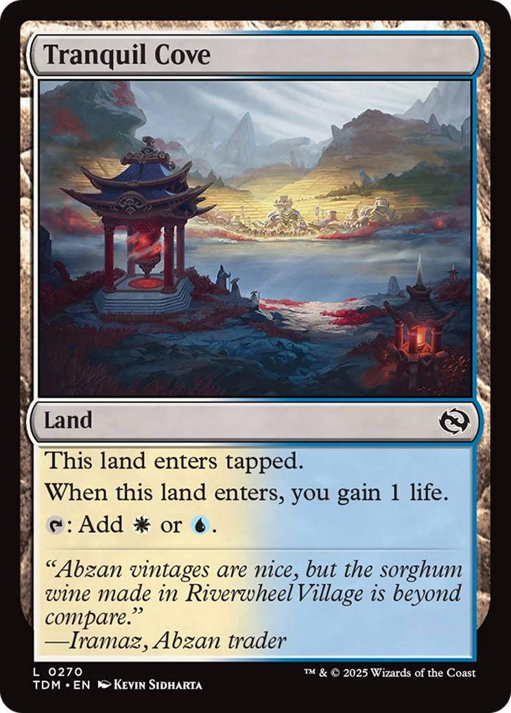 Tranquil Cove [Tarkir: Dragonstorm] MTG Single Magic: The Gathering | Red Claw Gaming