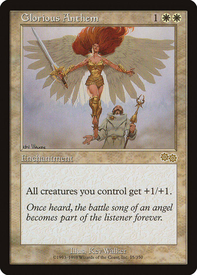 Glorious Anthem [Urza's Saga] MTG Single Magic: The Gathering | Red Claw Gaming