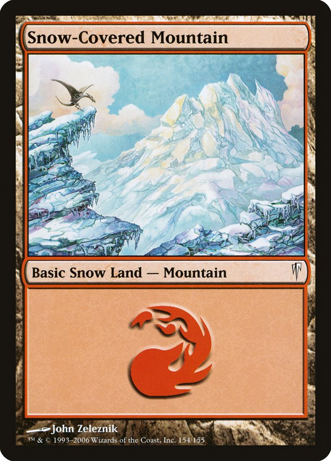 Snow-Covered Mountain [Coldsnap] MTG Single Magic: The Gathering | Red Claw Gaming