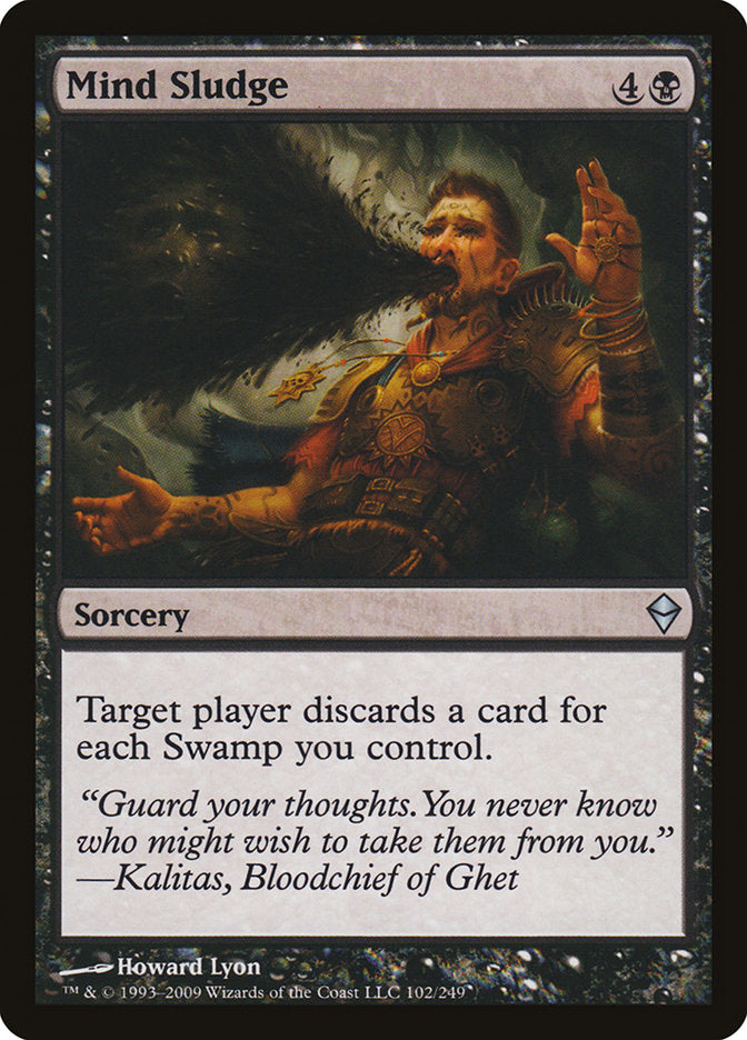 Mind Sludge [Zendikar] MTG Single Magic: The Gathering | Red Claw Gaming