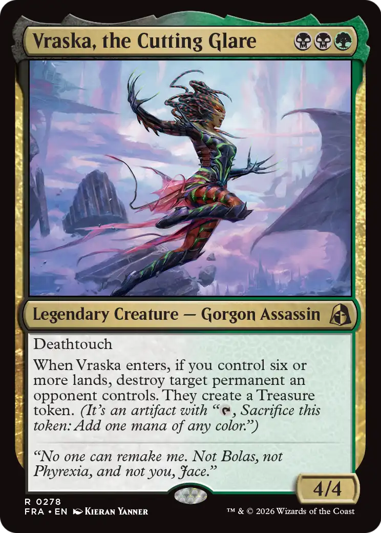 Vraska, the Cutting Glare [Reality Fracture] | Red Claw Gaming