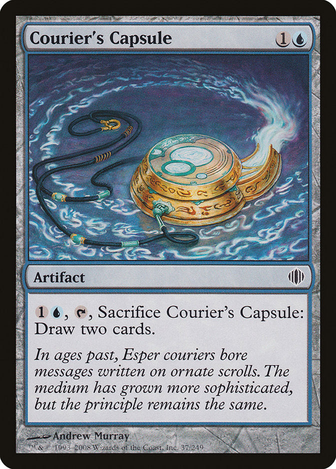 Courier's Capsule [Shards of Alara] MTG Single Magic: The Gathering | Red Claw Gaming