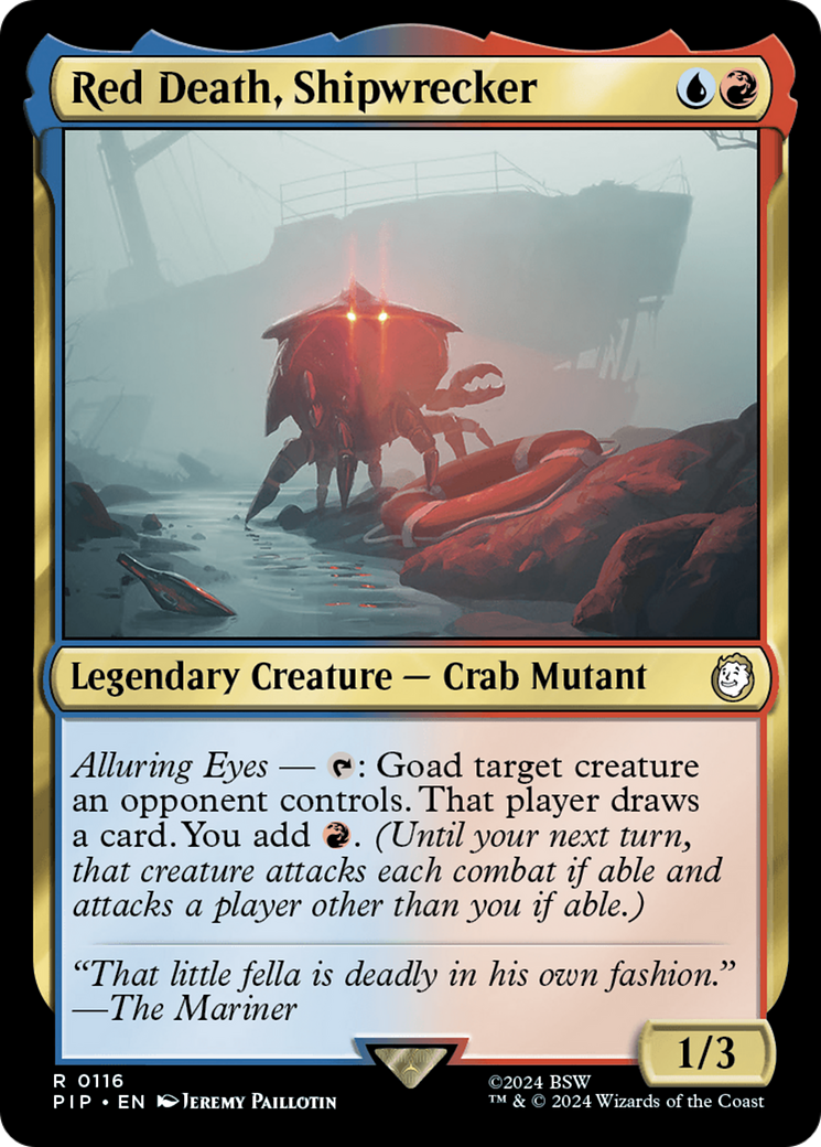 Red Death, Shipwrecker [Fallout] MTG Single Magic: The Gathering    | Red Claw Gaming