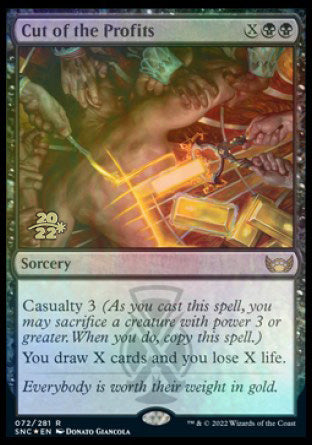 Cut of the Profits [Streets of New Capenna Prerelease Promos] MTG Single Magic: The Gathering | Red Claw Gaming