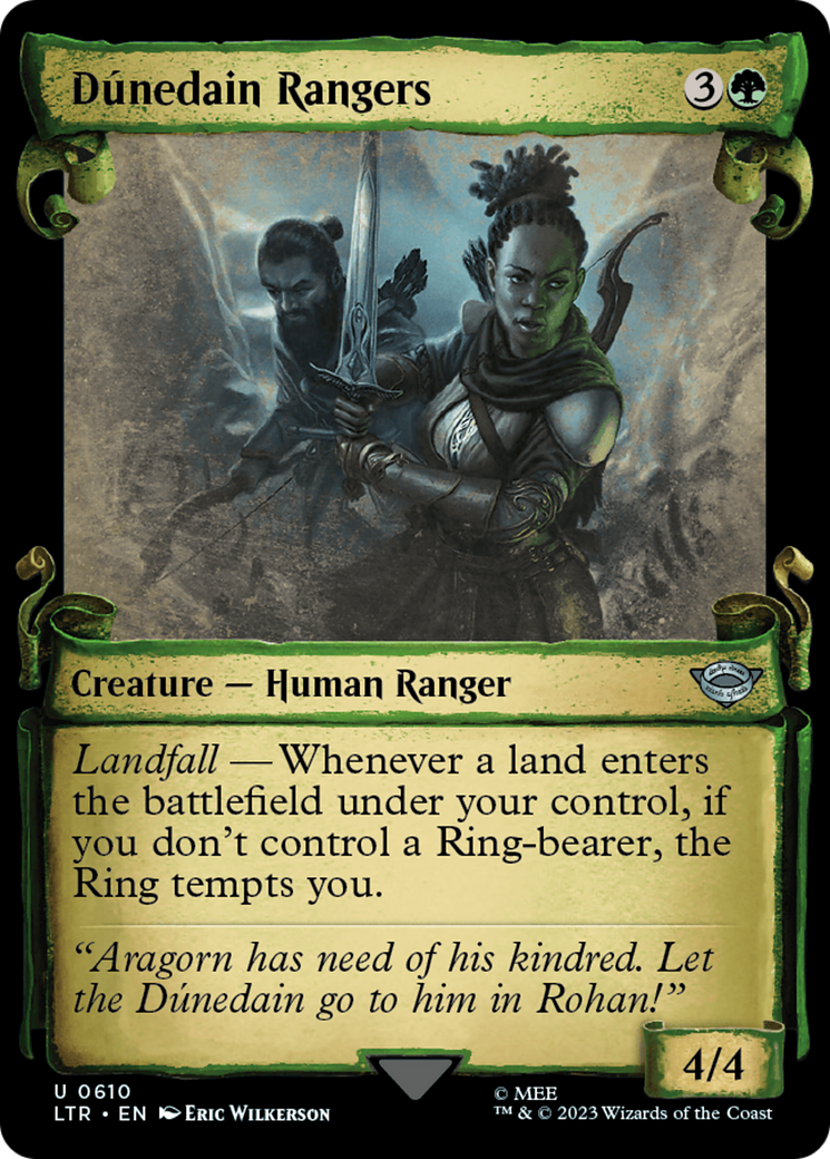 Dunedain Rangers [The Lord of the Rings: Tales of Middle-Earth Showcase Scrolls] MTG Single Magic: The Gathering | Red Claw Gaming