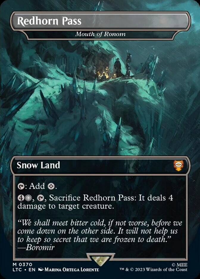 Mouth of Ronom - Redhorn Pass [The Lord of the Rings: Tales of Middle-Earth Commander] MTG Single Magic: The Gathering | Red Claw Gaming