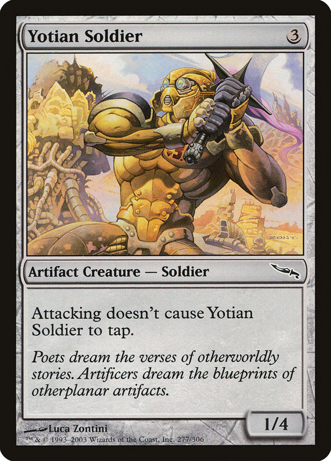 Yotian Soldier [Mirrodin] MTG Single Magic: The Gathering | Red Claw Gaming
