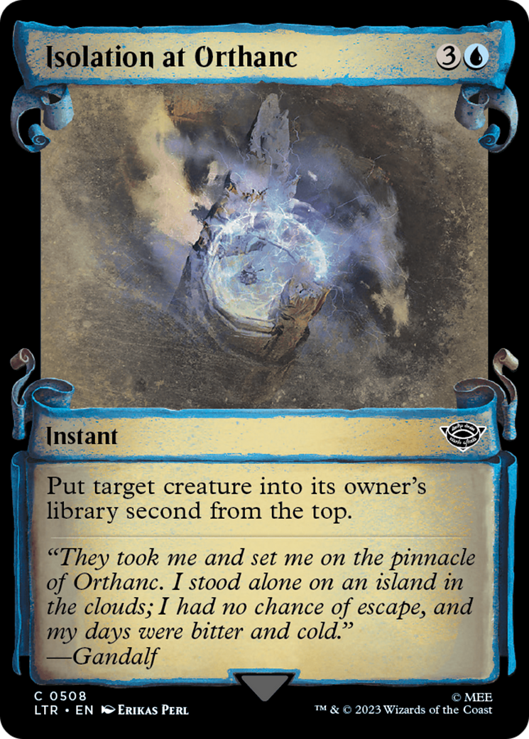 Isolation at Orthanc [The Lord of the Rings: Tales of Middle-Earth Showcase Scrolls] MTG Single Magic: The Gathering | Red Claw Gaming